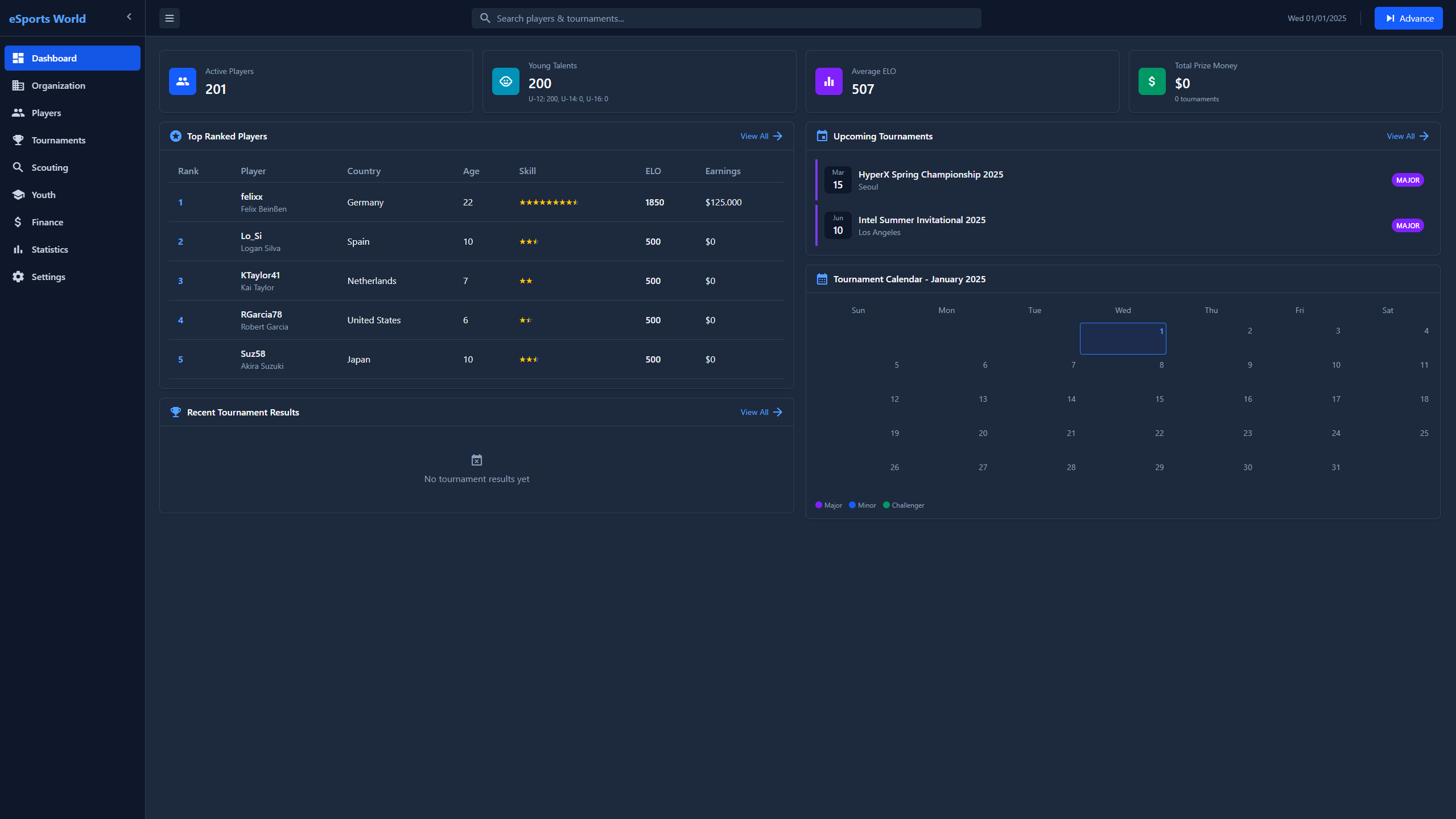 eSports World 25 Screenshot